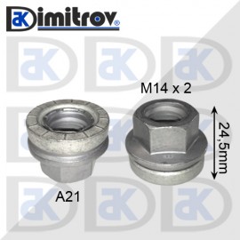 Гайка джанта М14х2 А21 24,5mm